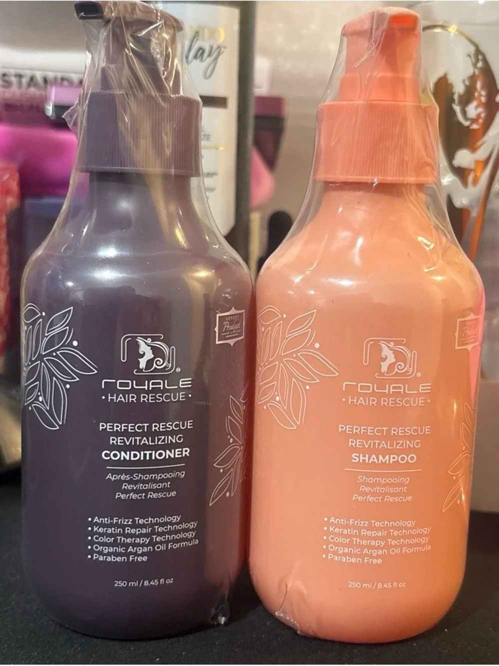 Perfect Rescue Revitalizing Shampoo & Conditioner - Purple & Peach